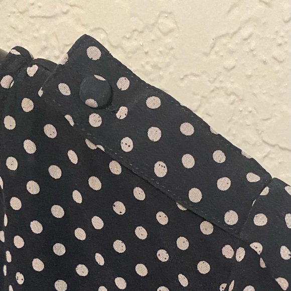 Joie Silk Polka Dot Long Sleeve Tunic - Picture 3 of 6